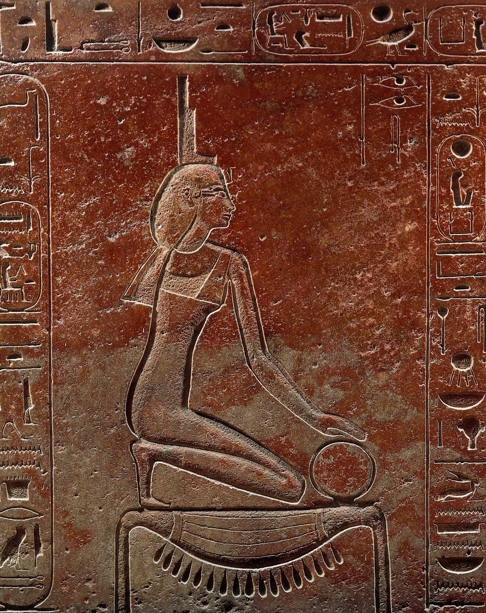 Sarkofag królowej Hatszepsut z Doliny Królów, Egipt, detal, Nowe Państwo, XVIII dynastia autorstwa Egyptian 18th Dynasty