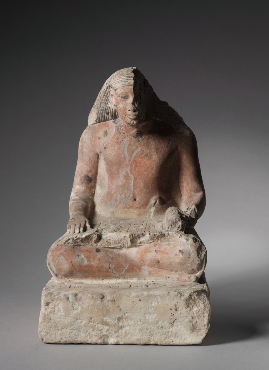 Siedzący skryba z Medthu, ok. 1479-1425 p.n.e. autorstwa Egyptian 18th Dynasty