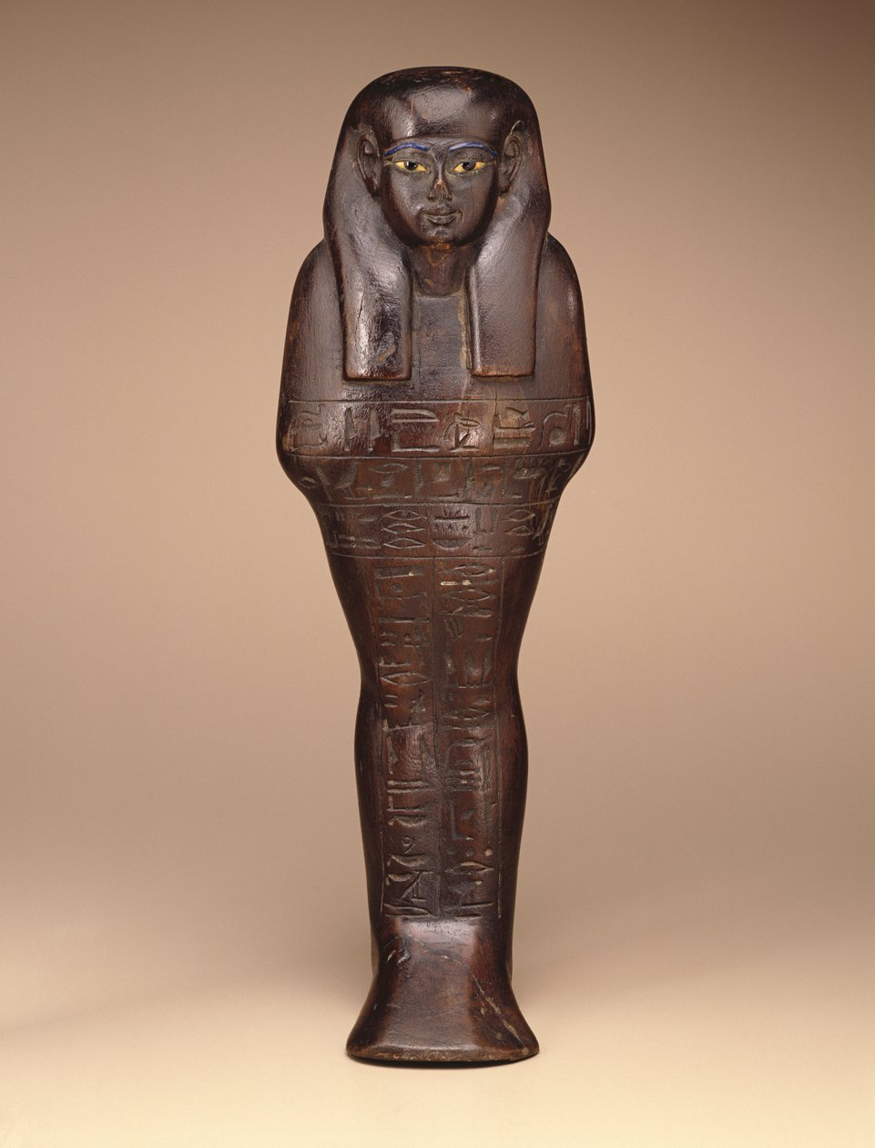 Szawabti Majów, Nowe Królestwo, ok. 1390-1353 pne (drewno, farba i szkło) autorstwa Egyptian 18th Dynasty