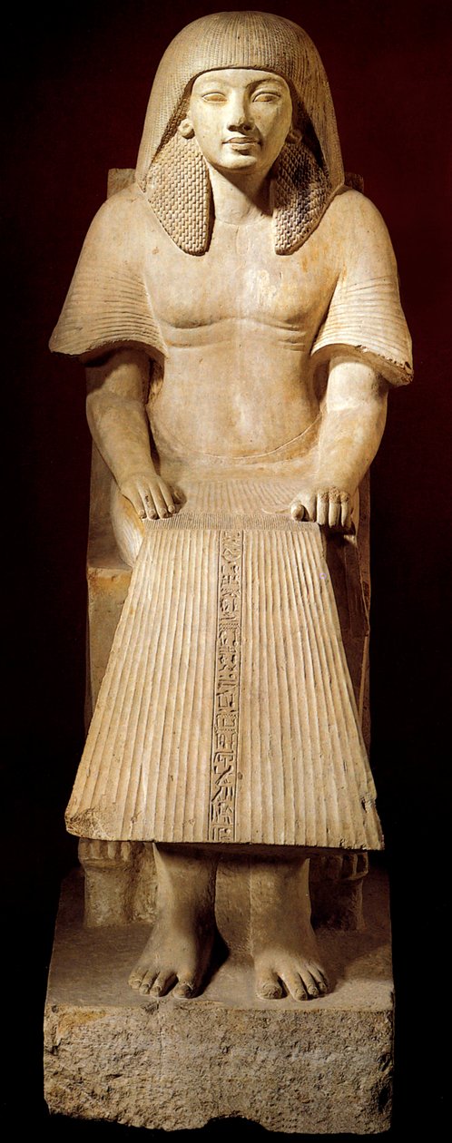 Posąg Mayi (egipskiej urzędniczki państwowej) autorstwa Egyptian 18th Dynasty