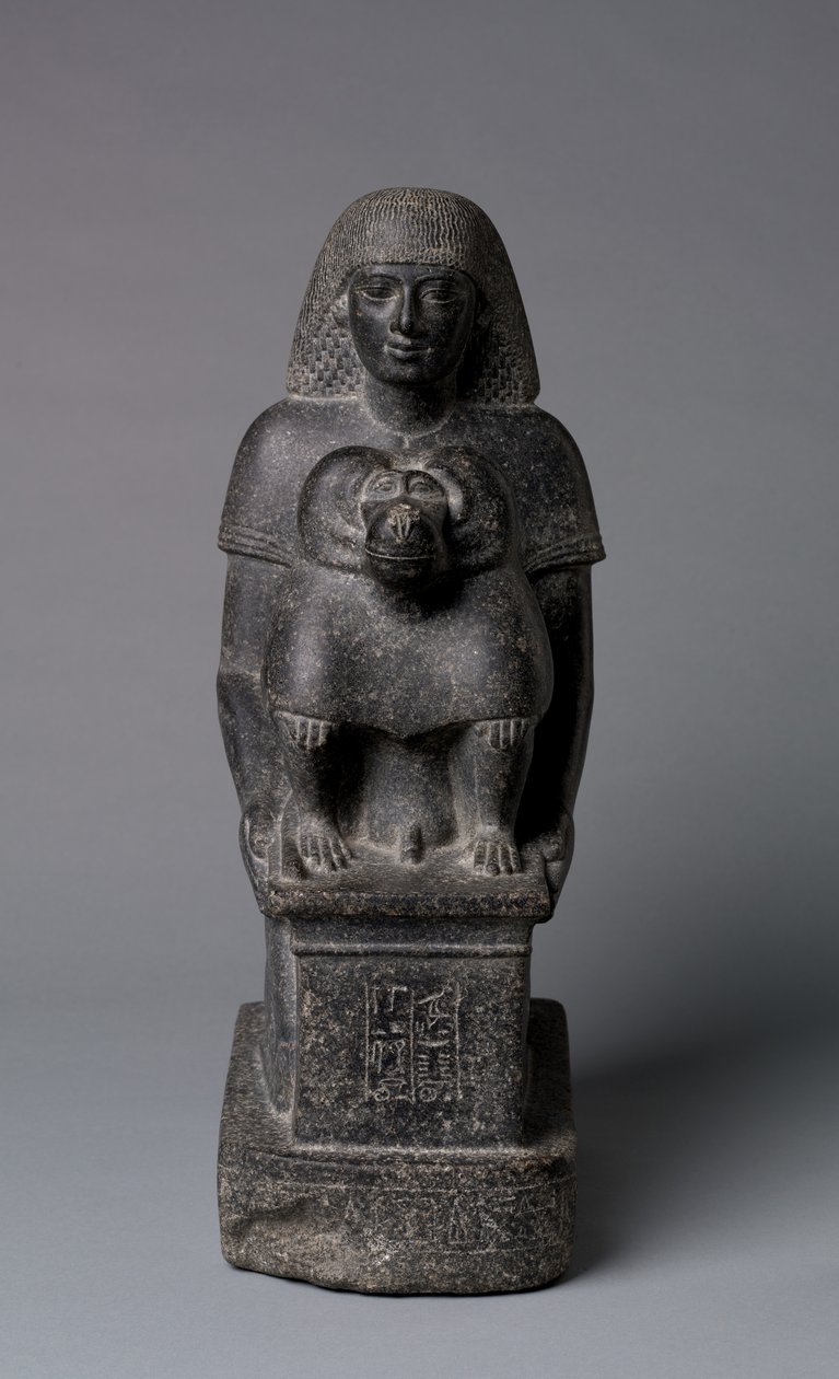 Posąg Minemheba, ok. 1391-1353 autorstwa Egyptian 18th Dynasty