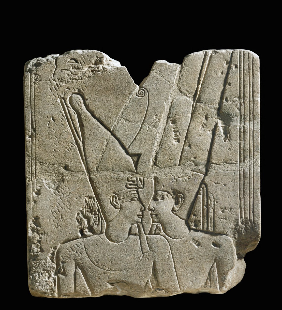 Bóg Amun-Ra (płaskorzeźba) autorstwa Egyptian 18th Dynasty