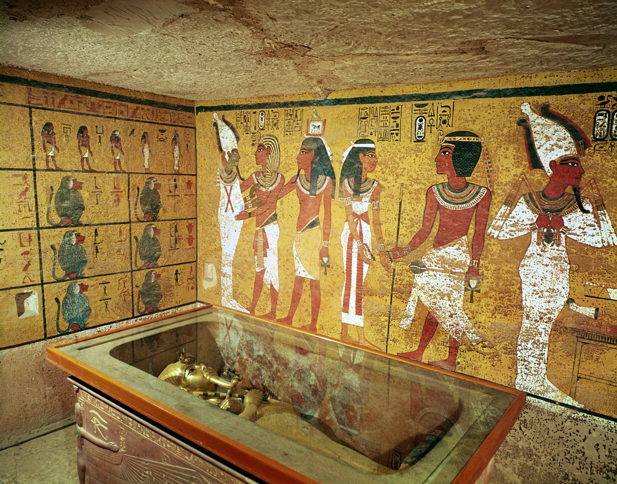 Komora grobowa w grobowcu Tutanchamona w Nowym Państwie autorstwa Egyptian 18th Dynasty