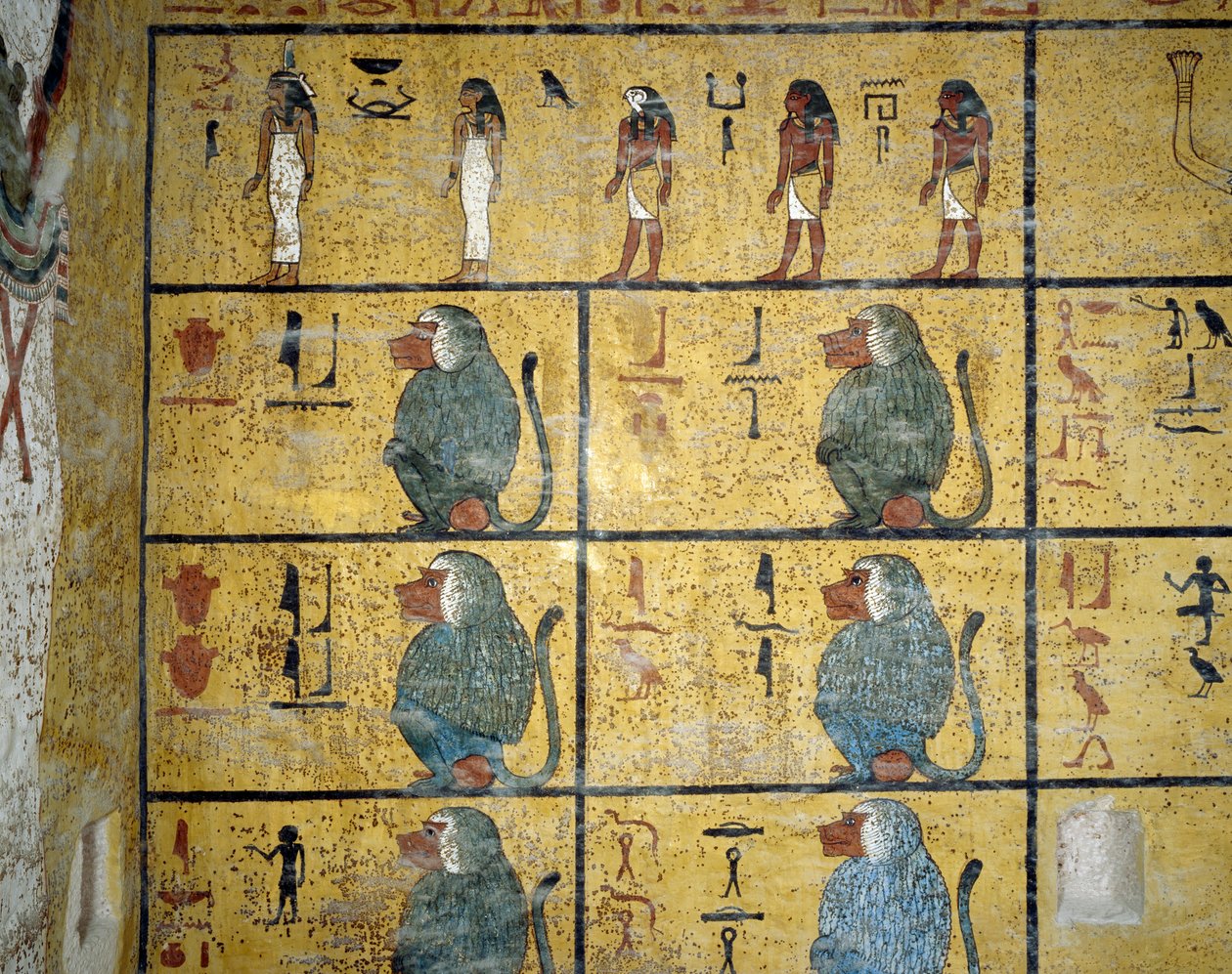 Pawiany autorstwa Egyptian 19th Dynasty
