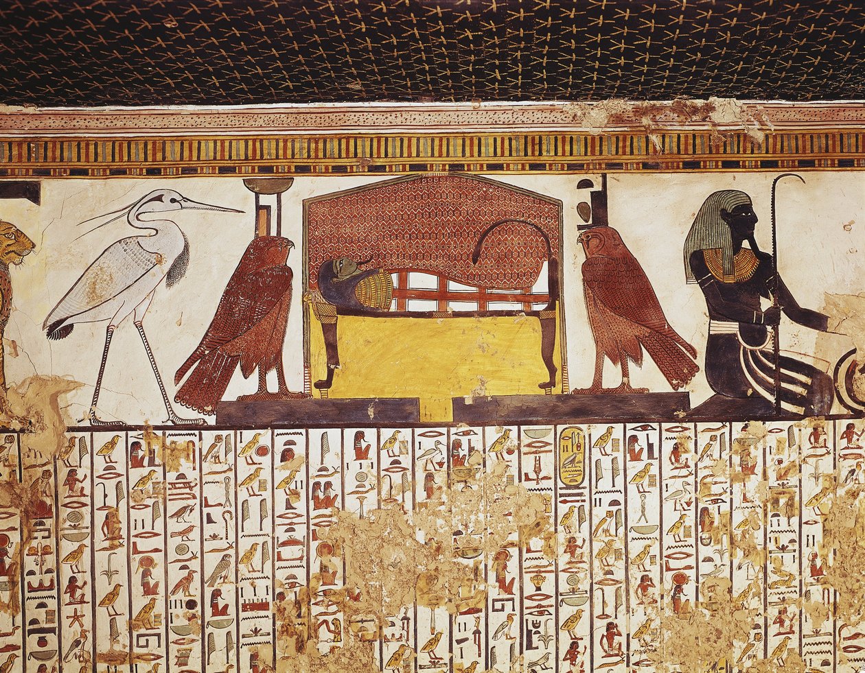 Egipt, Luksor, Starożytne Teby, Dolina Królowych, Grobowiec Nefertari autorstwa Egyptian 19th Dynasty