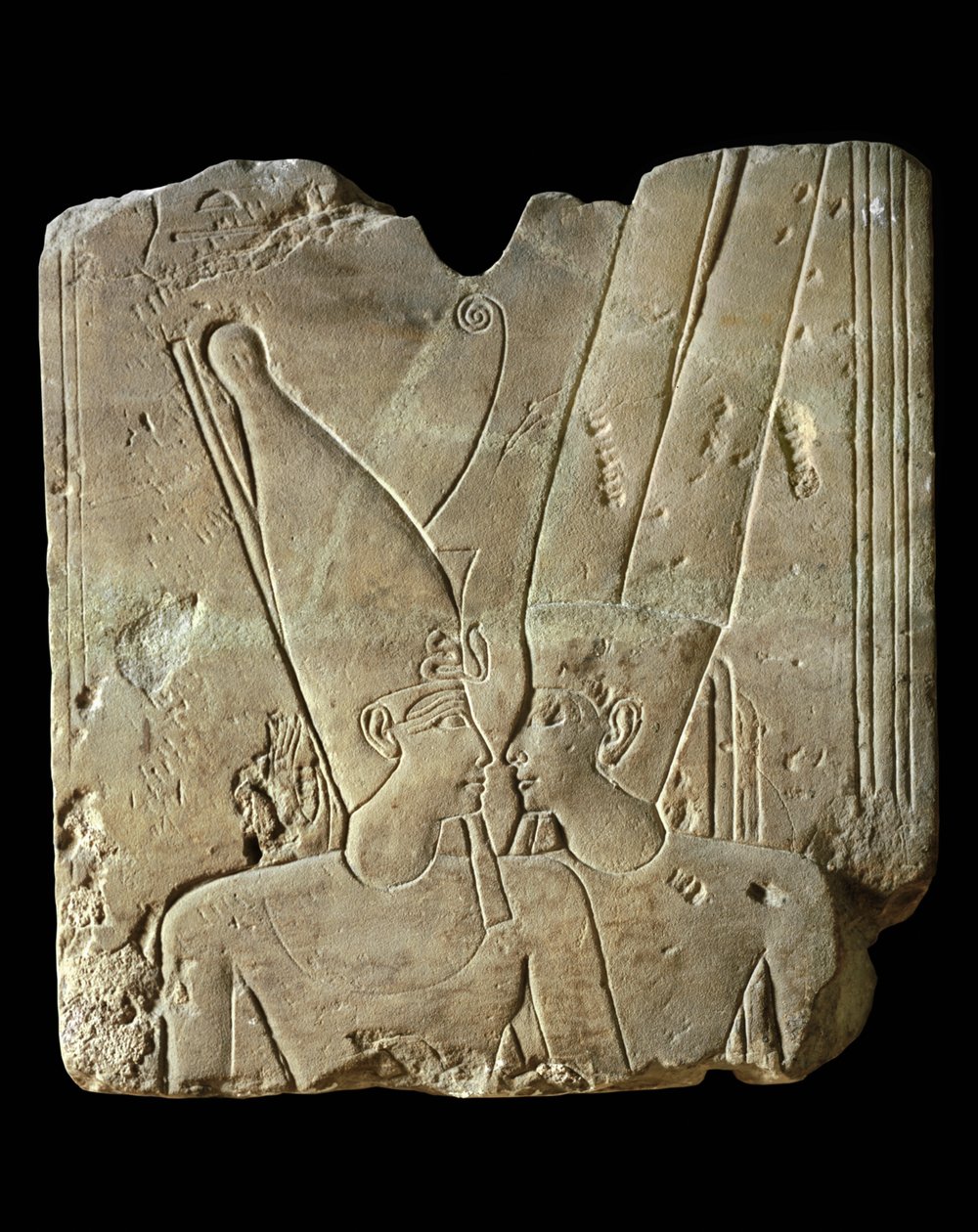 Faraon Ramzes II i bóg Amon ... autorstwa Egyptian 19th Dynasty