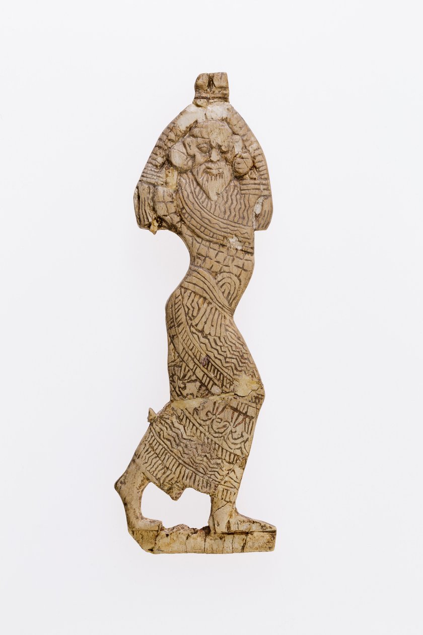 Figurka azjatyckiego jeńca, ok. 1295-1070 p.n.e. (kość słoniowa) autorstwa Egyptian 20th Dynasty