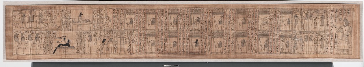 Księga Umarłych Hori, c.1969-945 pne (papirus) autorstwa Egyptian 21st Dynasty