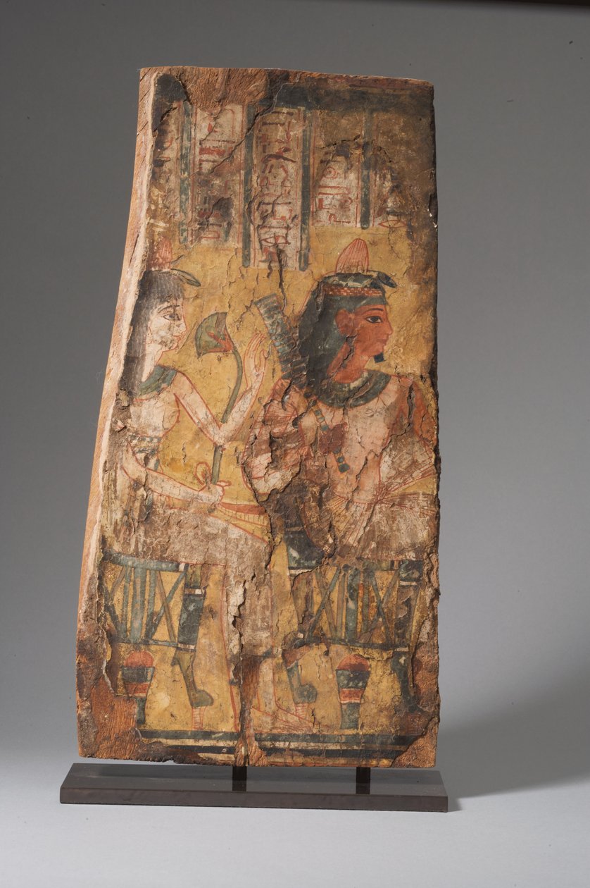 Panel Sarkofag, Trzeci Okres Przejściowy (drewno malowane) (patrz także 234374) autorstwa Egyptian 21st Dynasty
