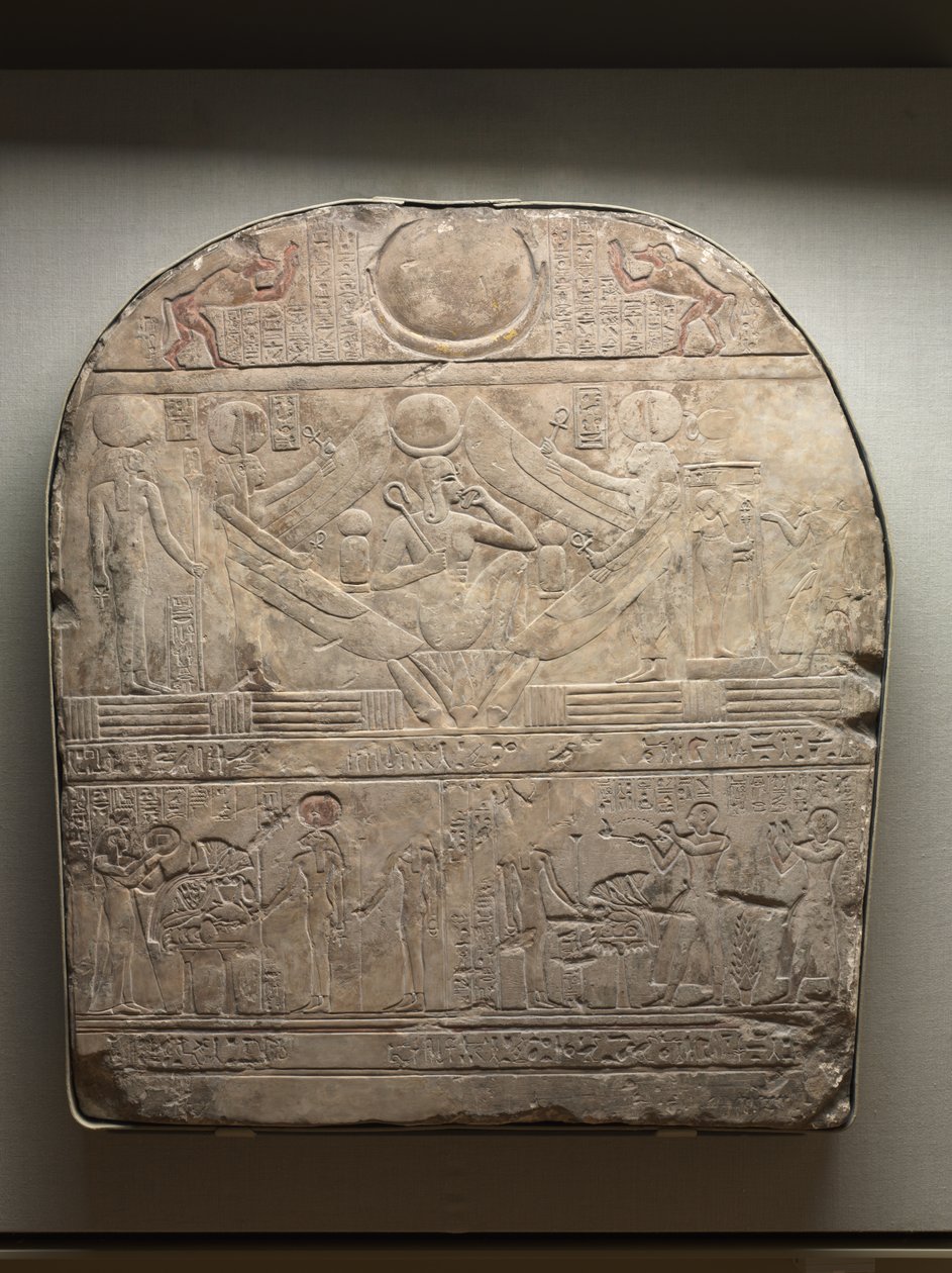 Stela Najwyższego Kapłana Ptaha, Shedsunefertem, 945-924 pne autorstwa Egyptian 22nd Dynasty