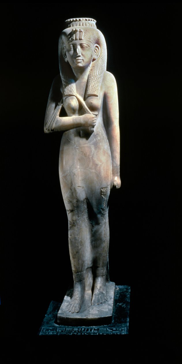 Amenirdis I (alabaster i bazalt) autorstwa Egyptian 25th Dynasty