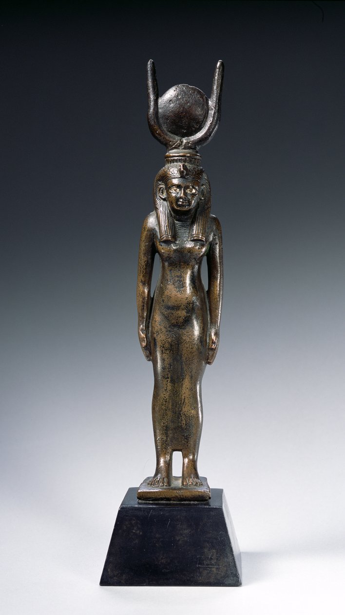 Posąg Izydy (brąz) autorstwa Egyptian 26th Dynasty