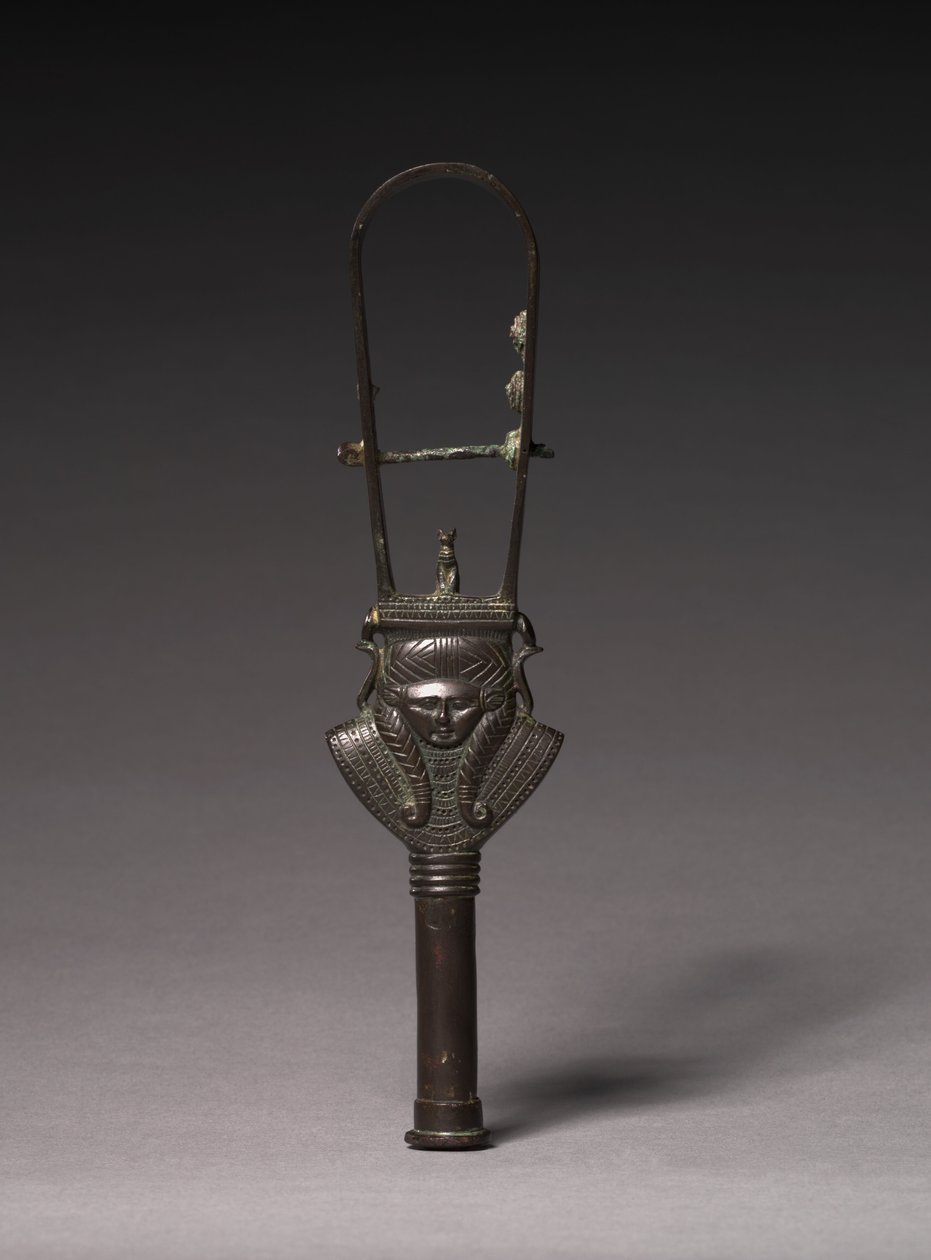 Łukowate Sistrum, 380-343 pne autorstwa Egyptian 30th Dynasty