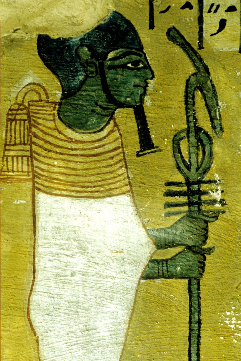 Starożytny Egipt, malowidło ścienne, grobowiec Sennedżema, grobowiec szlachty, Teby, Deir el Medina autorstwa Egyptian Egyptian