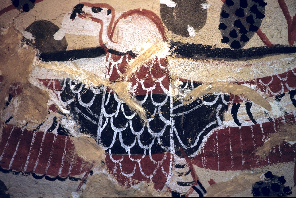 Starożytny Egipt, malowidło ścienne, grobowiec Sennufera, grobowiec szlachty, Teby autorstwa Egyptian Egyptian