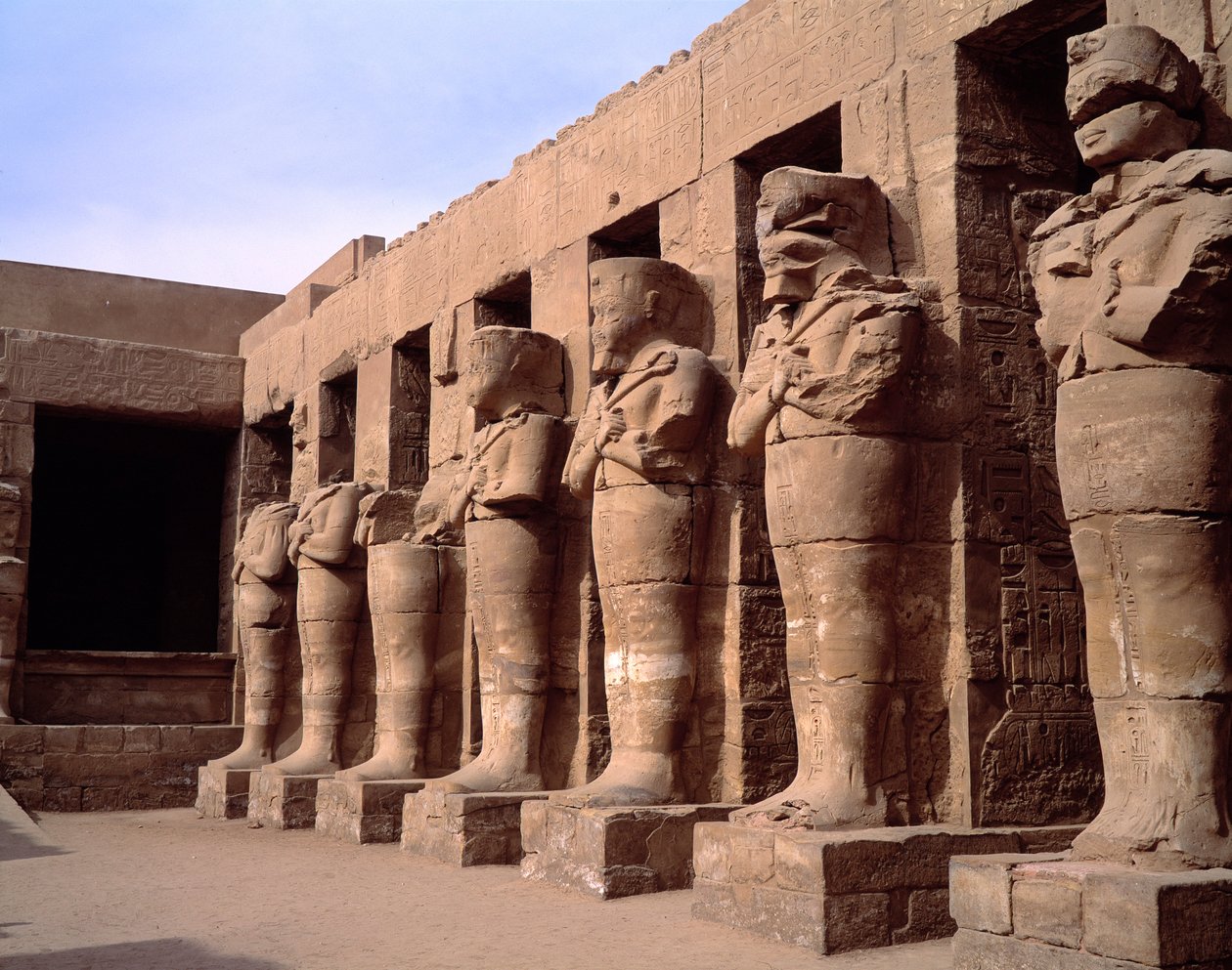 Starożytność egipska: widok świątyni w Karnaku. Egipt autorstwa Egyptian Egyptian
