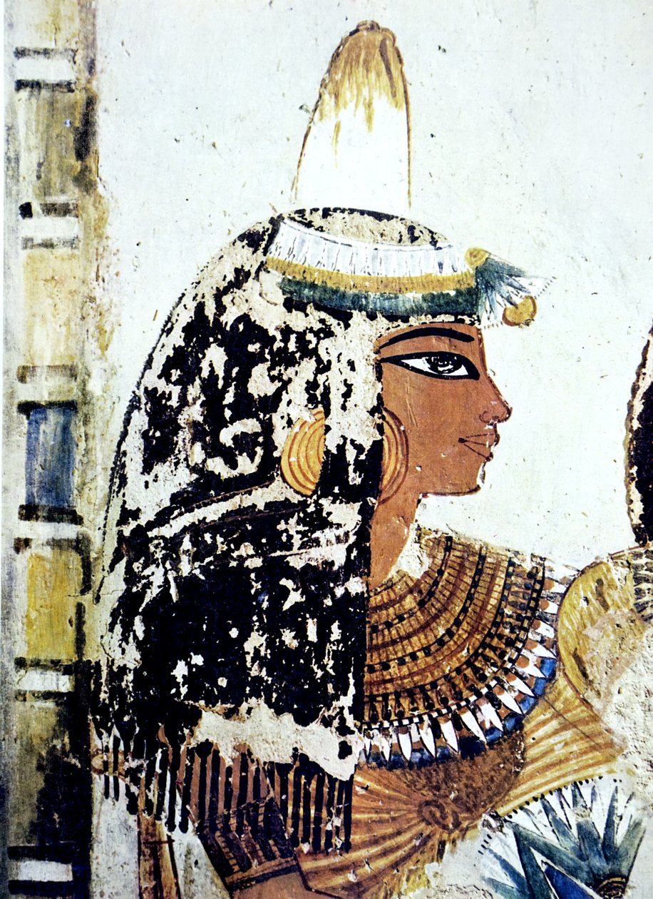 Egyptiläinen haudan seinämaalauslakka autorstwa Egyptian Egyptian
