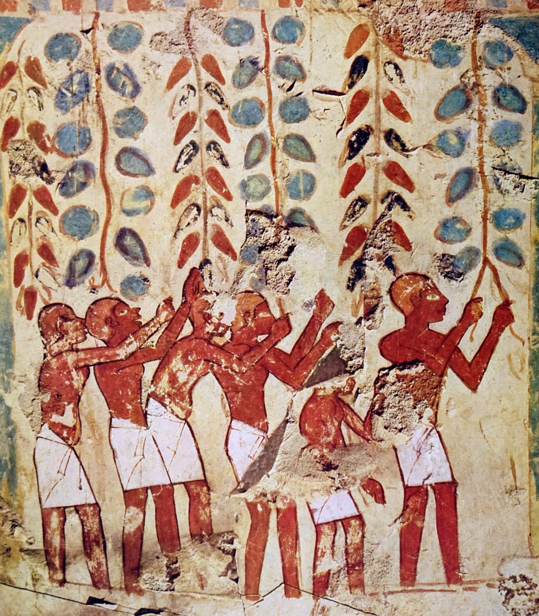 Egyptiläinen haudan seinämaalauslakka autorstwa Egyptian Egyptian