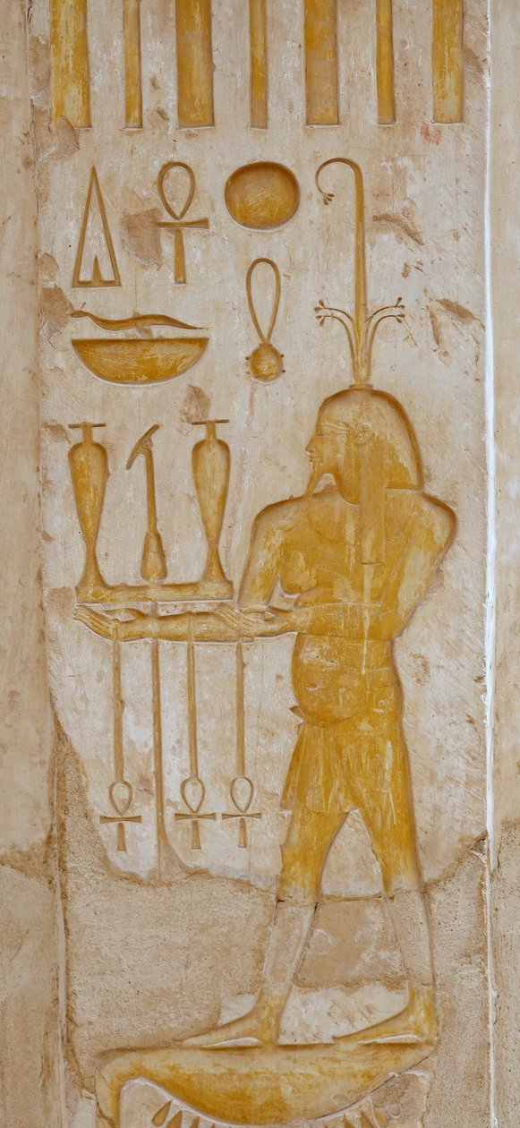 Świątynia pogrzebowa Hatszepsut, Deir el Bahari autorstwa Egyptian Egyptian