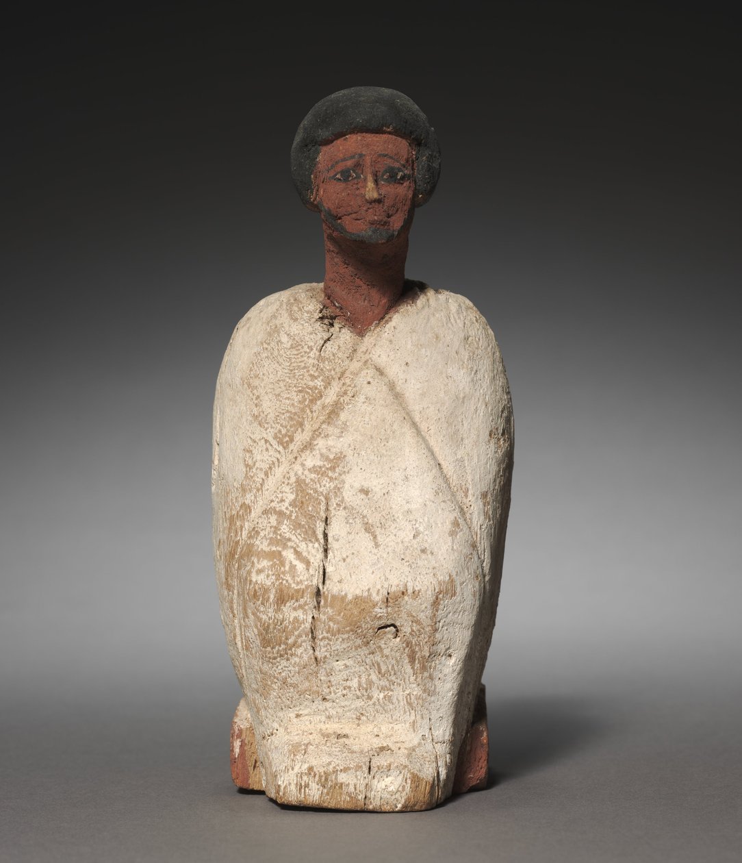 Model właściciela łodzi, 2040-1648 p.n.e. (malowane drewno) autorstwa Egyptian Egyptian