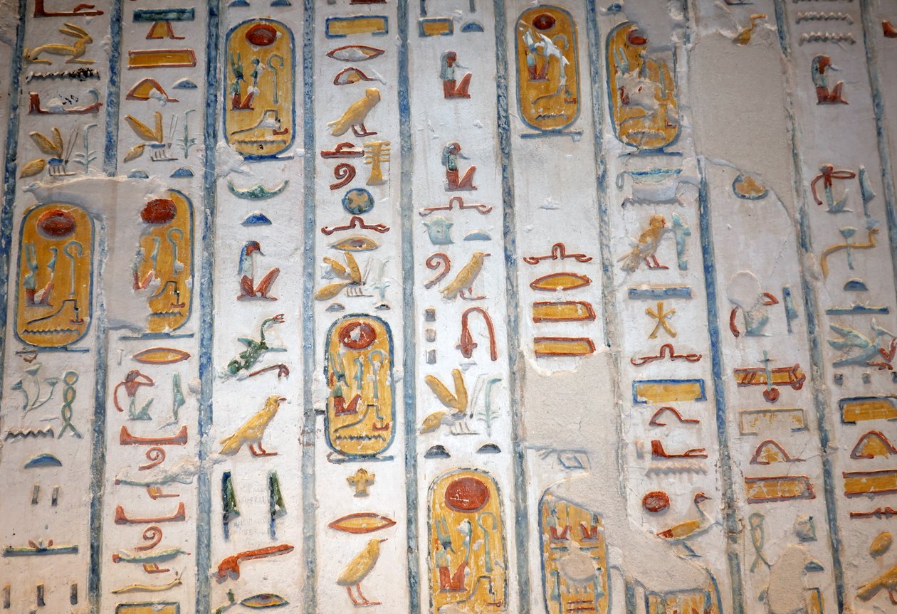 Gęś, zając, pszczoła, Dolina Królów, Luksor autorstwa Egyptian Egyptian