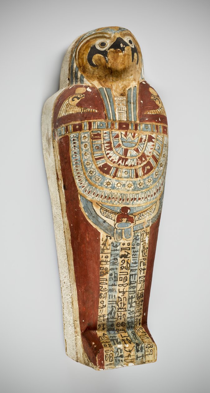 Mumia kukurydziana, 332-150 pne (drewno, glina, piasek, kukurydza i len) autorstwa Egyptian Ptolemaic Period