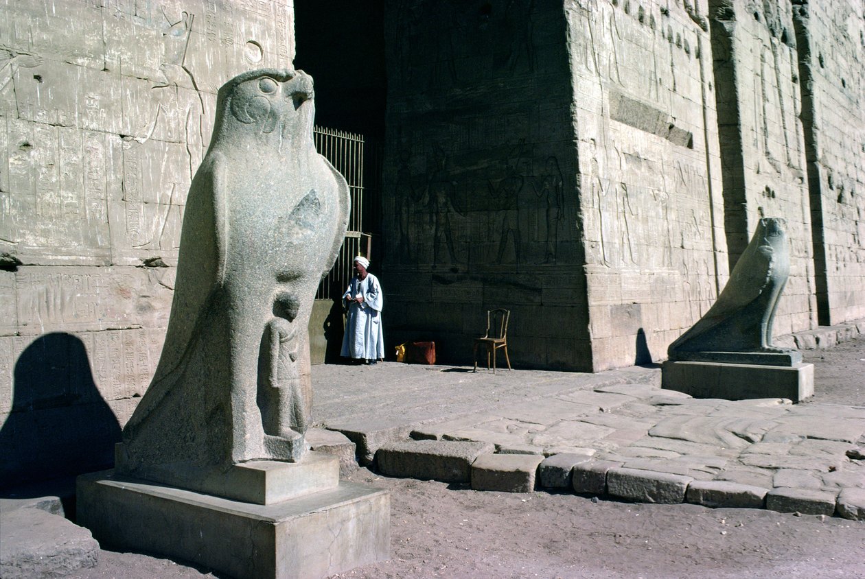Wejście do Świątyni Horusa autorstwa Egyptian Ptolemaic Period