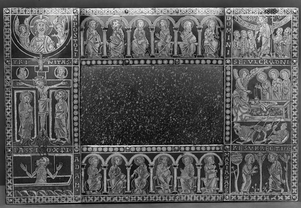 Przenośny ołtarz św. Mauritiusa autorstwa Eilbertus of Cologne (fl.1129-60)