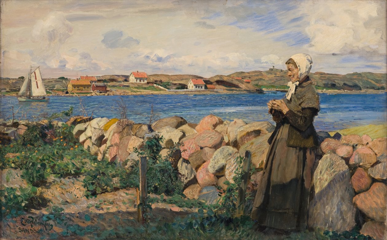 Z archipelagu norweskiego autorstwa Hjalmer Eilif Emanuel Peterssen