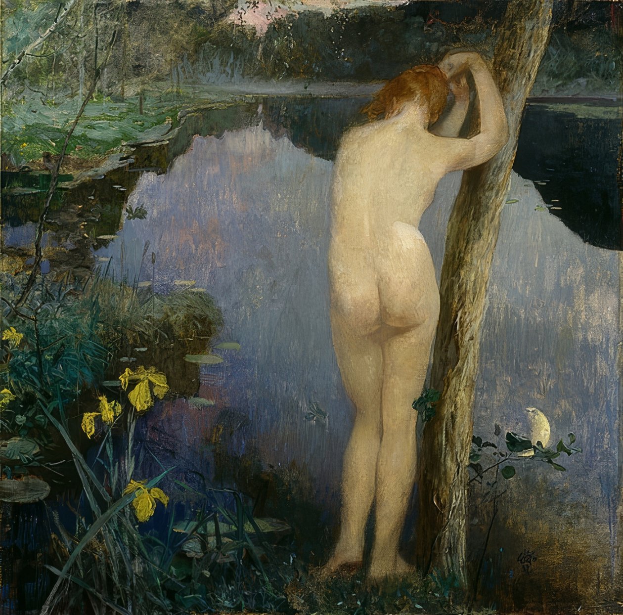 Nokturn. 1887 autorstwa Hjalmer Eilif Emanuel Peterssen