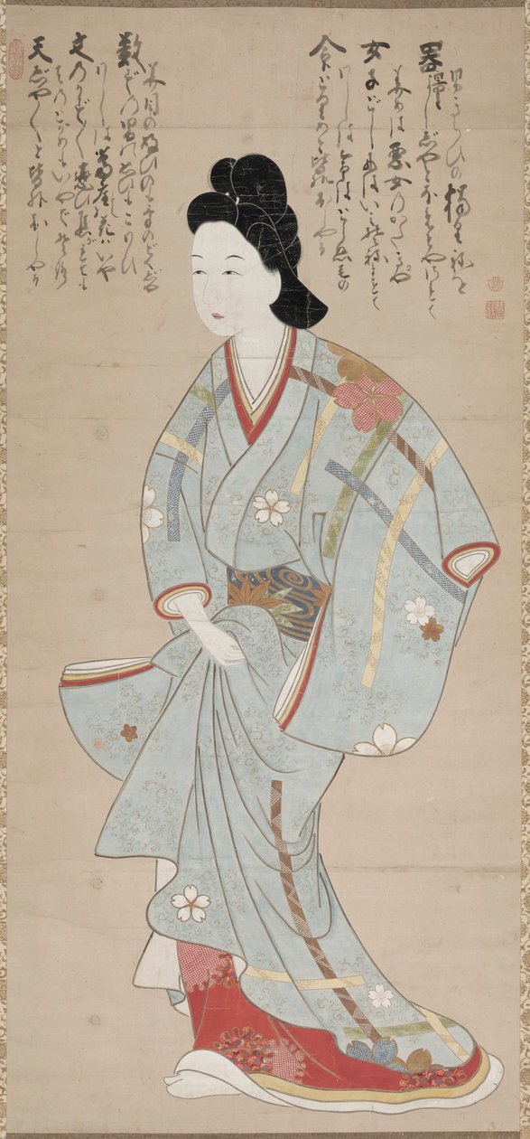 Figura kobiety, XVIII wiek. autorstwa Ekaku Hakuin