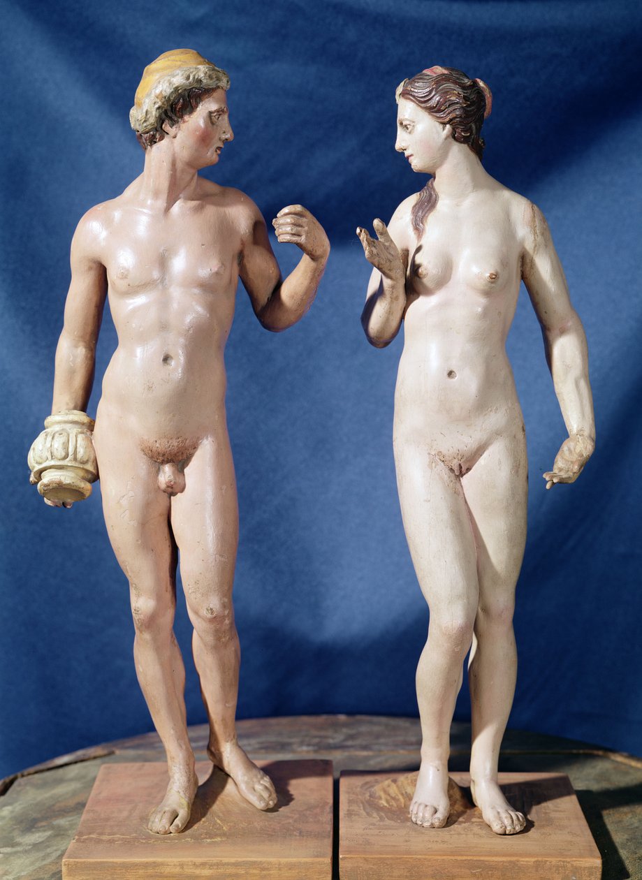 Adam i Ewa (tynk malowany) autorstwa El Greco