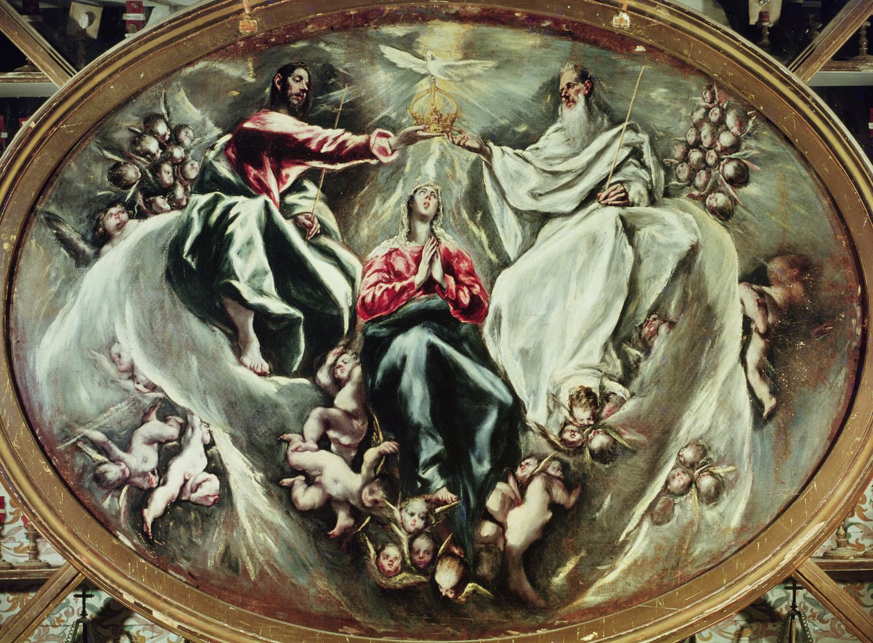 Koronacja Matki Boskiej, 1597-1603 autorstwa El Greco