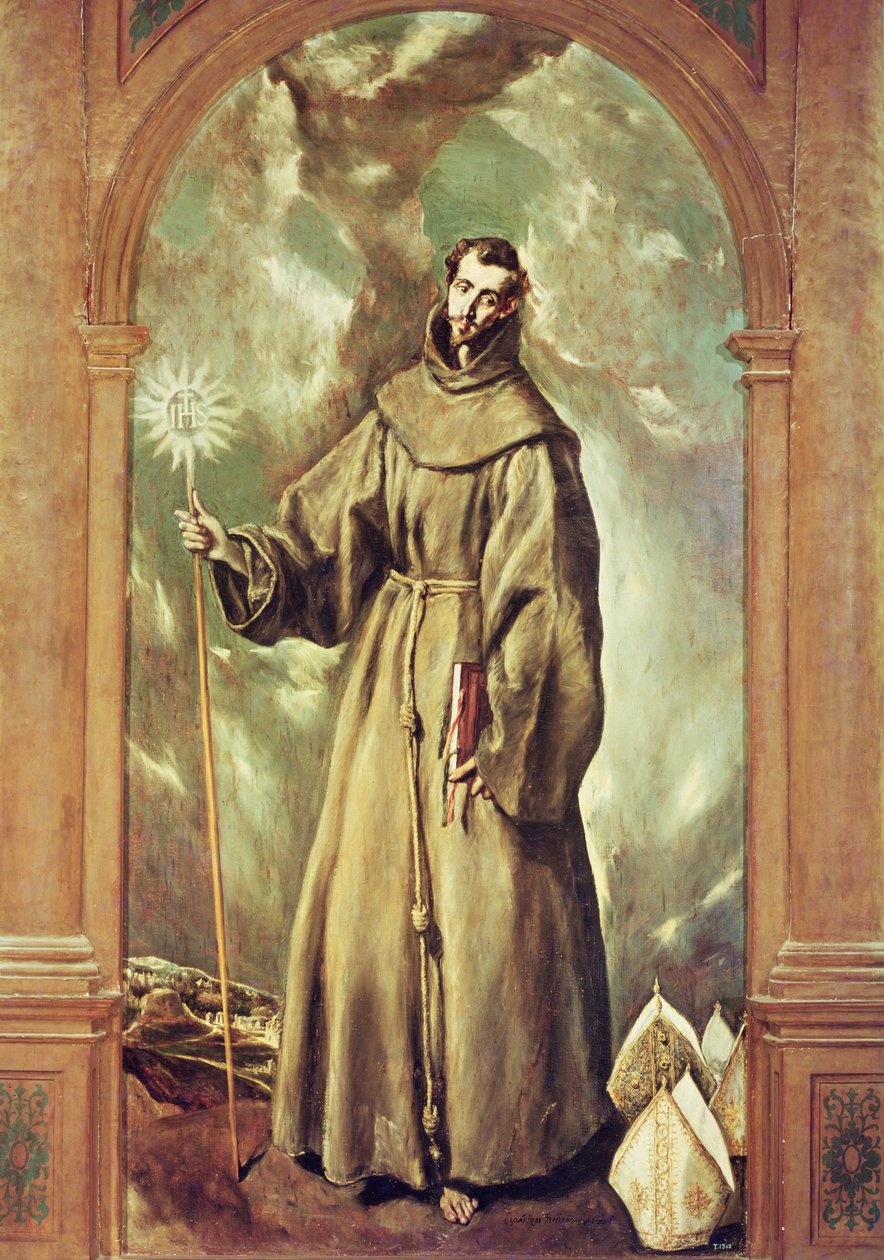 Św. Bernard z Clairvaux, 1603 autorstwa El Greco