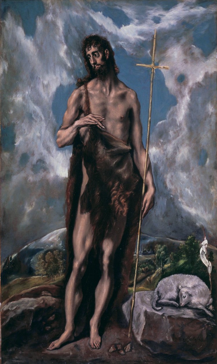 Św. Jan Chrzciciel autorstwa El Greco
