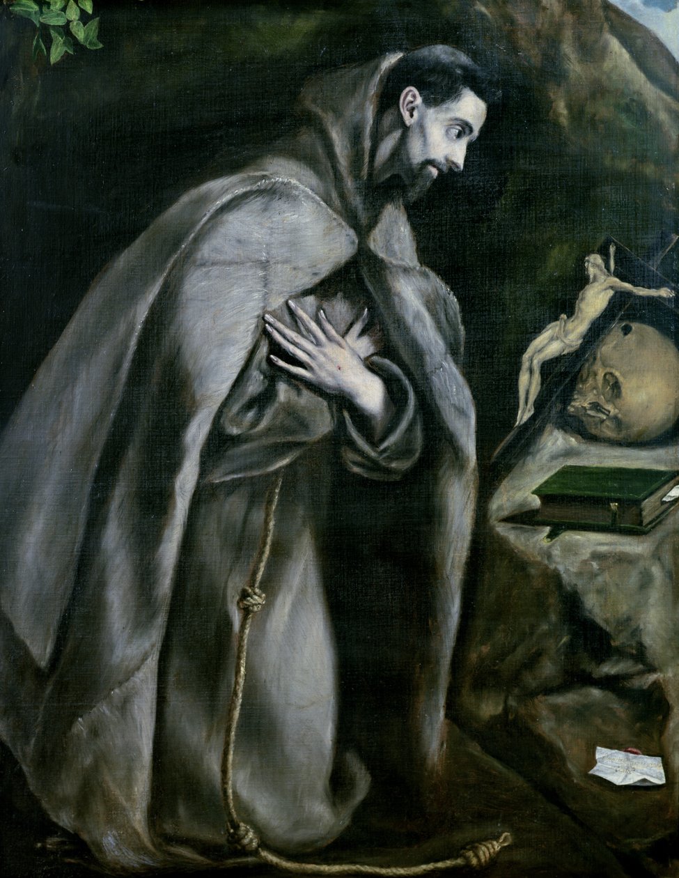 Święty Franciszek z Asyżu, 1580-95 autorstwa El Greco