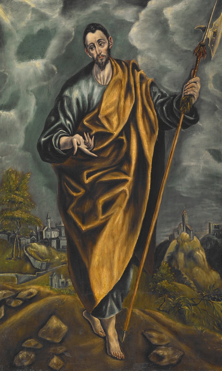 Św. Judasz Tadeusz lub Św. Tomasz autorstwa El Greco