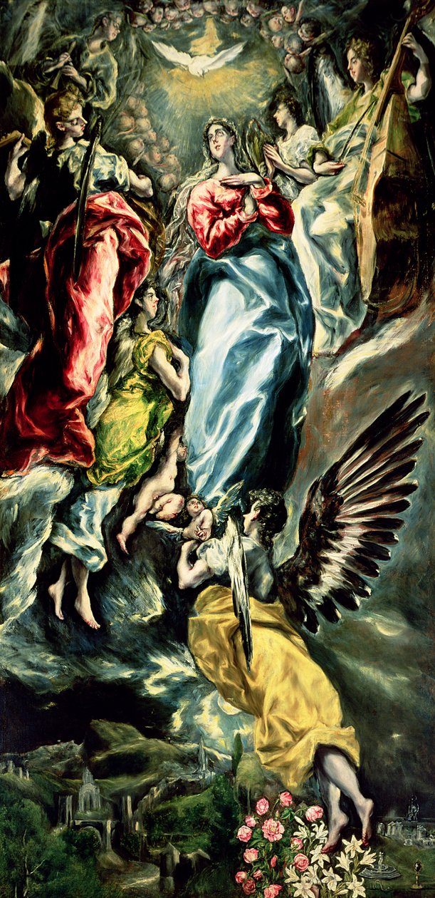 Niepokalane Poczęcie, 1607-13 autorstwa El Greco