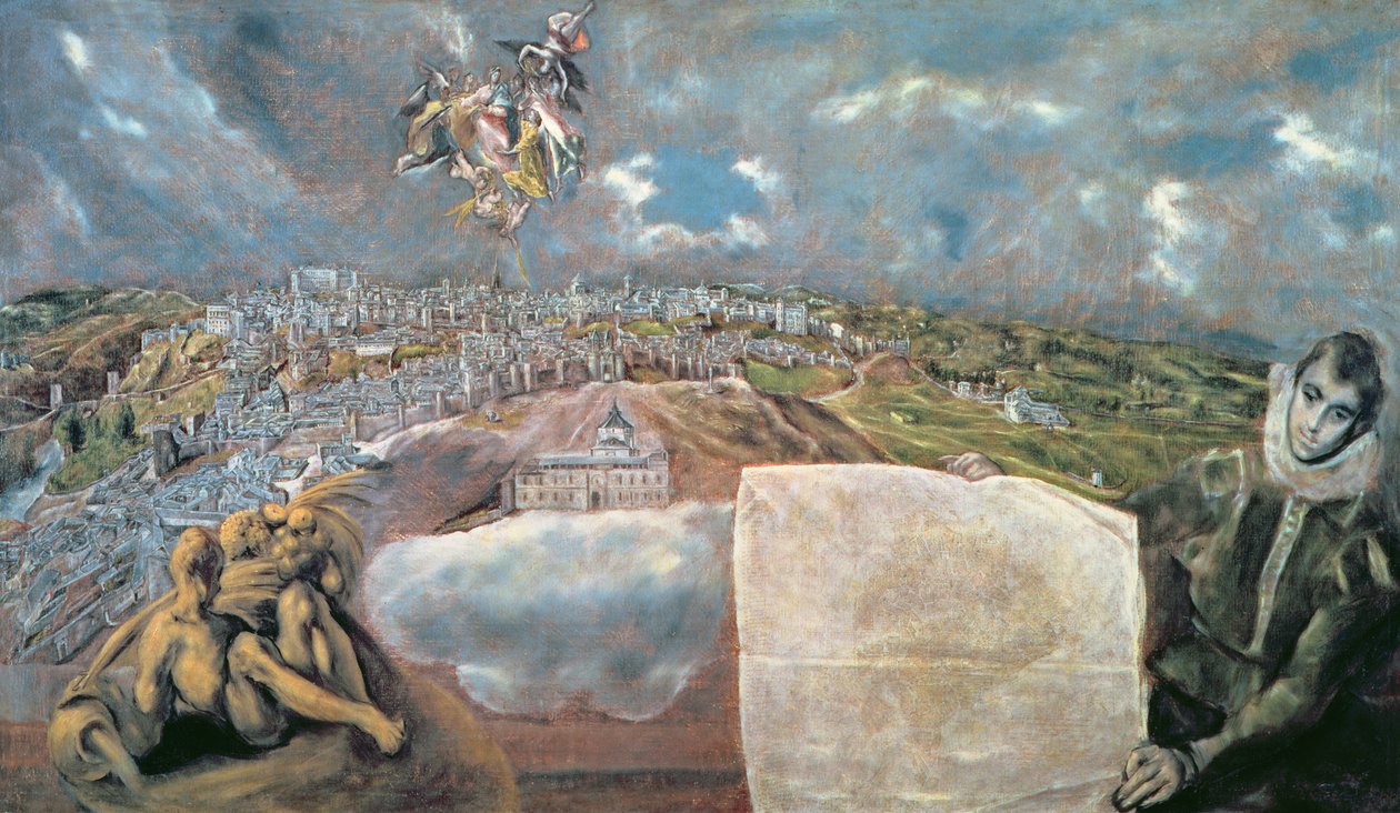 Widok i mapa miasta Toledo autorstwa El Greco