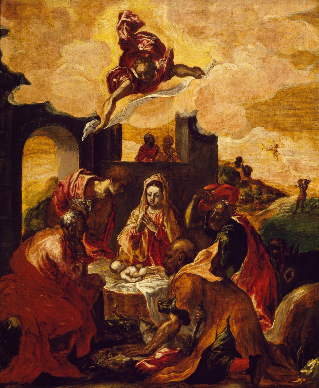 Pokłon Pasterzy autorstwa El (1541 1614) Greco