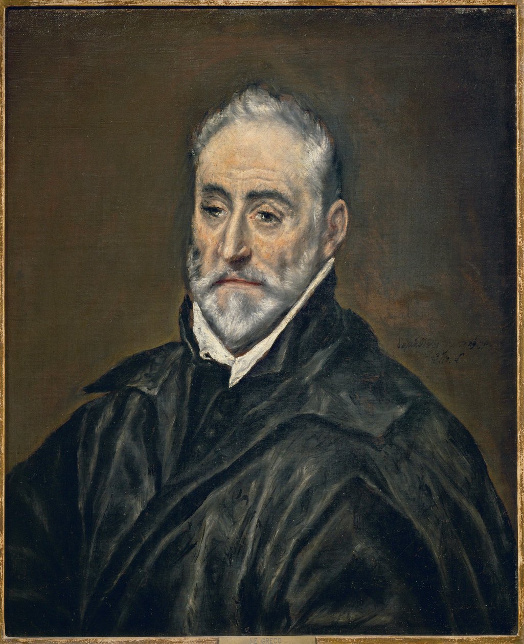 Antonio de Covarrubias y Leiva, teolog, kanonik katedry w Toledo ... autorstwa El (1541 1614) Greco