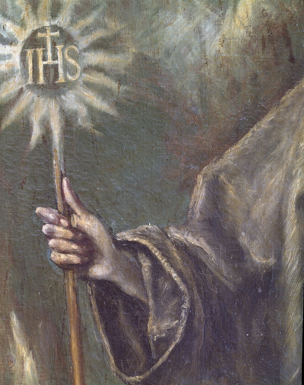 Szczegół z San Bernardino da Siena autorstwa El (1541 1614) Greco