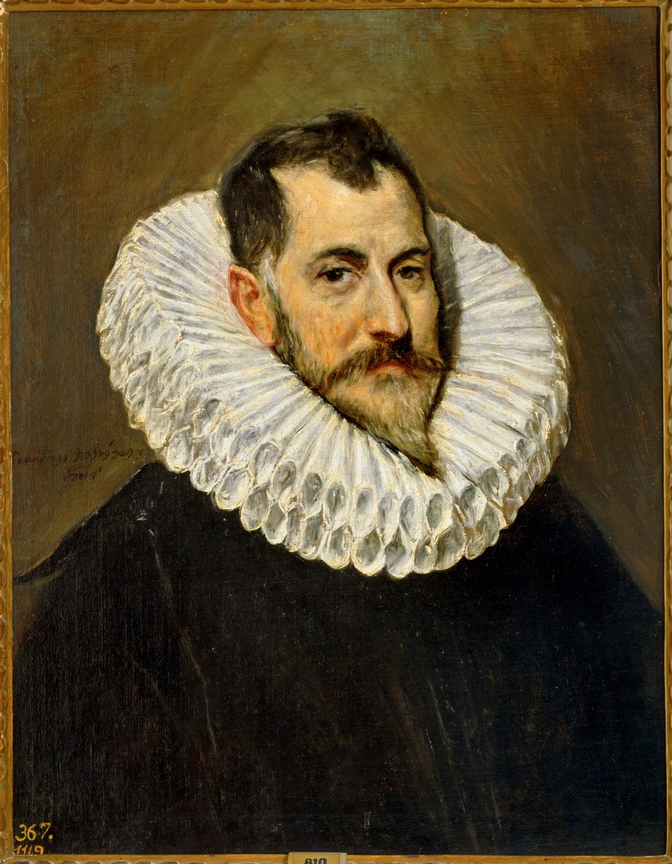 Portret kawalerzysty (obraz na płótnie) autorstwa El (1541-1614) Greco