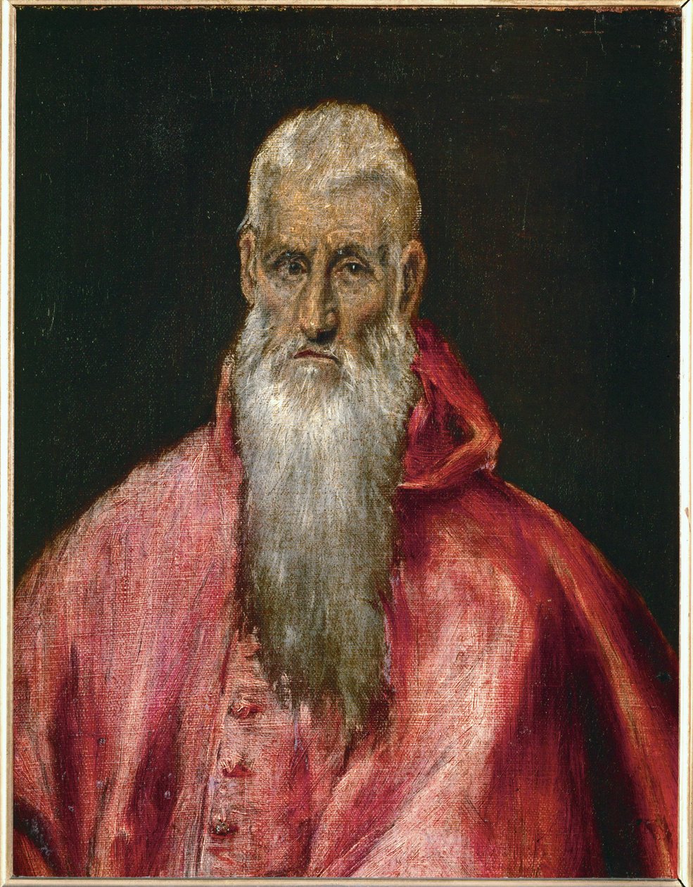 Święty Hieronim jako kardynał (obraz) autorstwa El (1541-1614) Greco