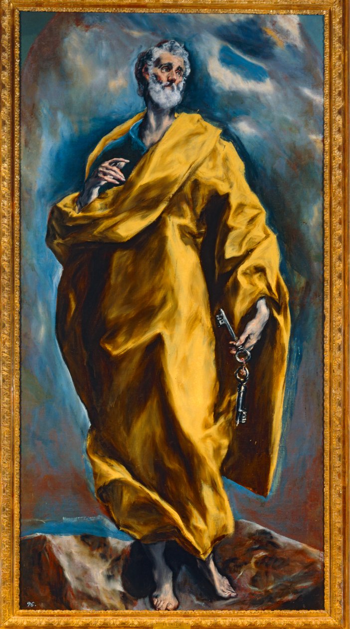 Święty Piotr (obraz) autorstwa El (1541-1614) Greco
