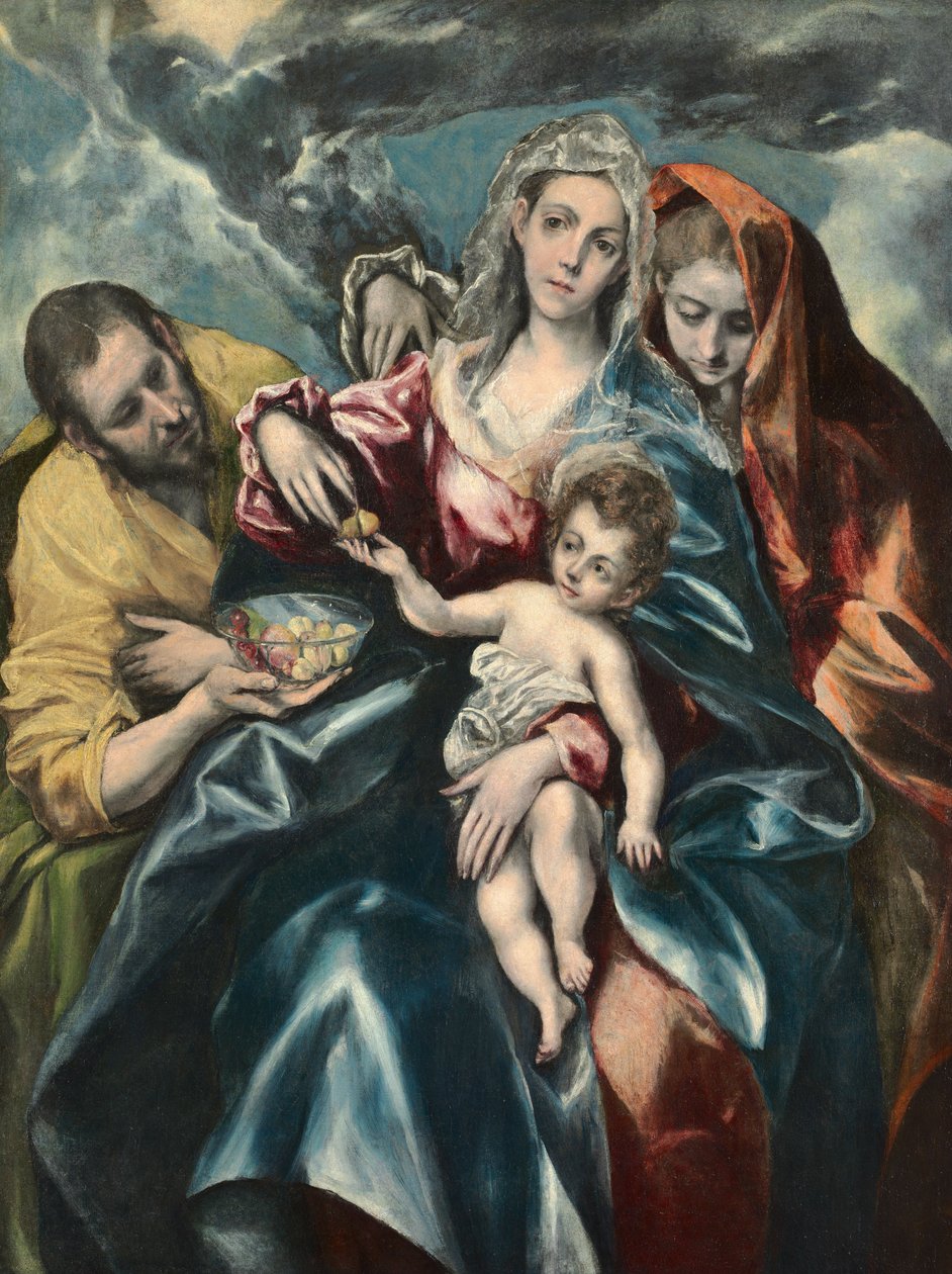 Święta Rodzina z Marią Magdaleną, ok. 1590-95 (olej na płótnie) autorstwa El Greco