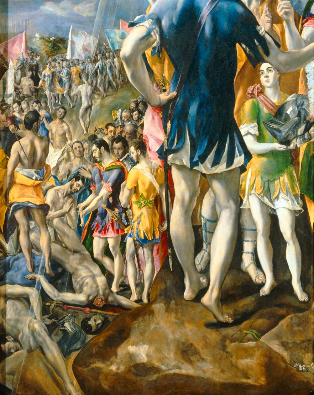 Legion Tebański autorstwa El (1541-1614) Greco