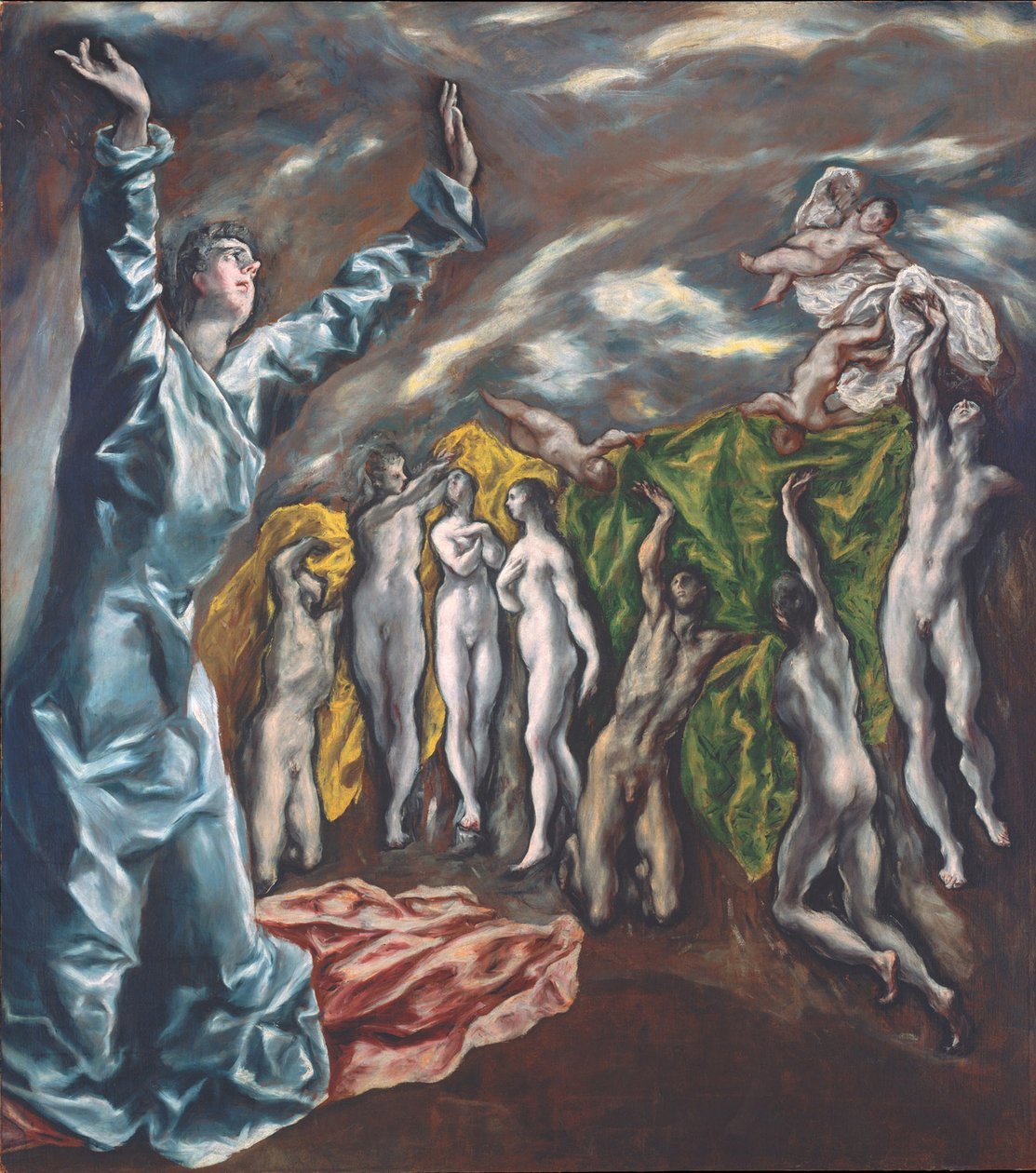 Wizja św. Jana, ok. 1609-14 (olej na płótnie) autorstwa El Greco