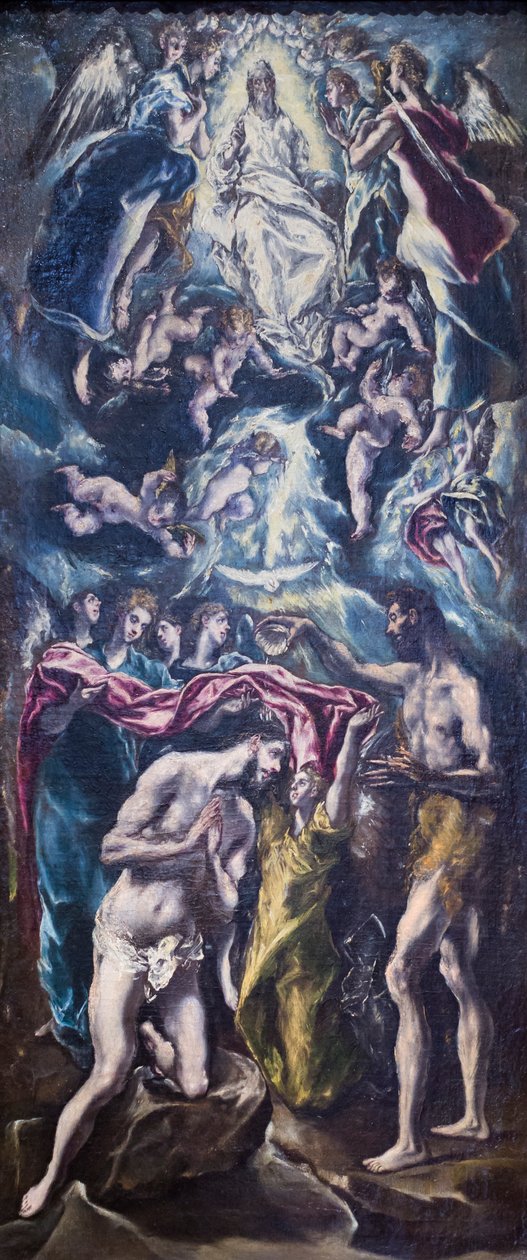 Chrzest Chrystusa autorstwa El (1541 1614) Greco