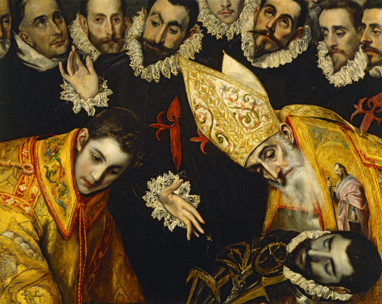 Pochówek hrabiego Orgaza autorstwa El (1541 1614) Greco